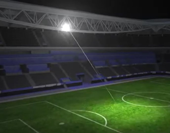 Iluminación campo de fútbol