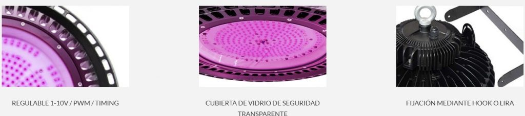 características campana de cultivo